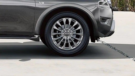 2023 Nissan Armada wheel and tire | Crossroads Nissan Wake Forest in Wake Forest NC