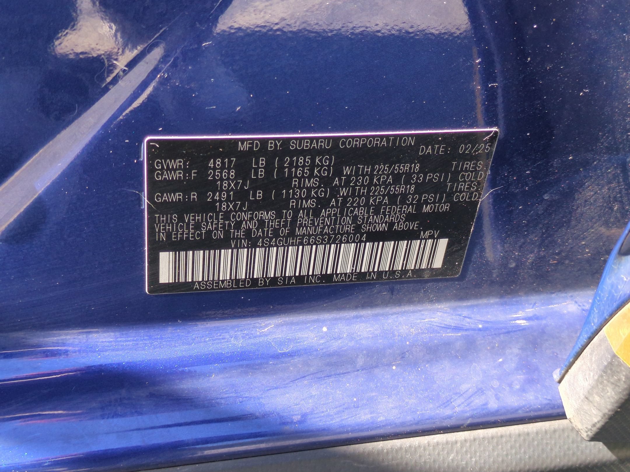 2025 Subaru Crosstrek Sport