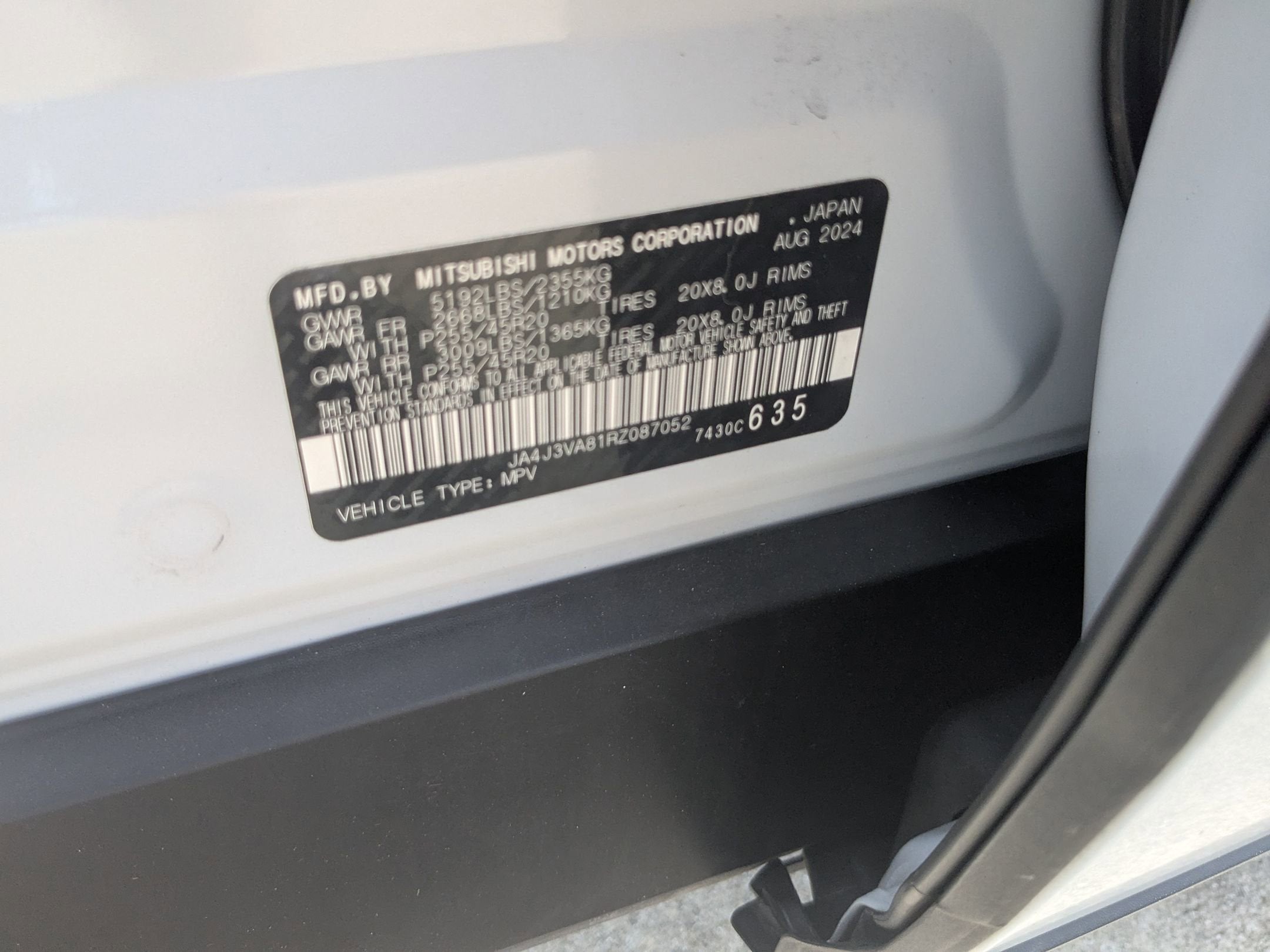 2024 Mitsubishi Outlander SE Black Edition