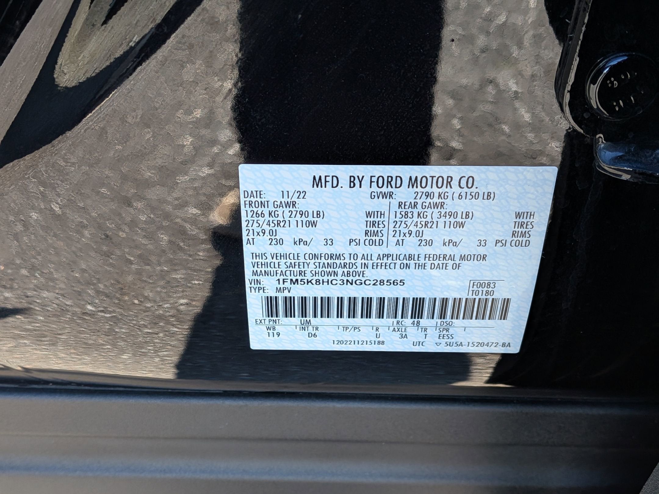 2022 Ford Explorer Platinum