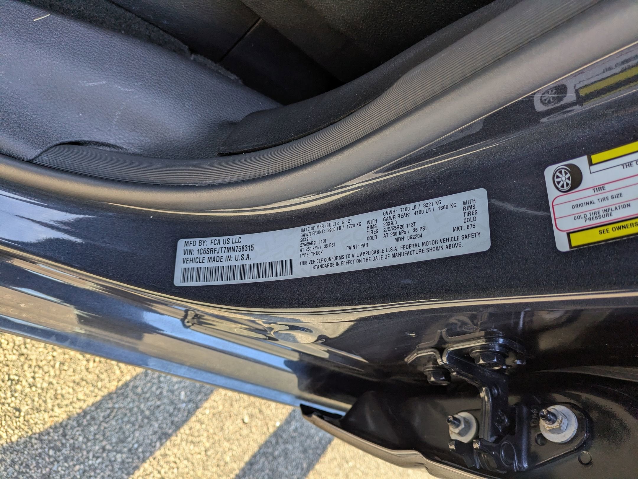 2021 RAM 1500 Laramie