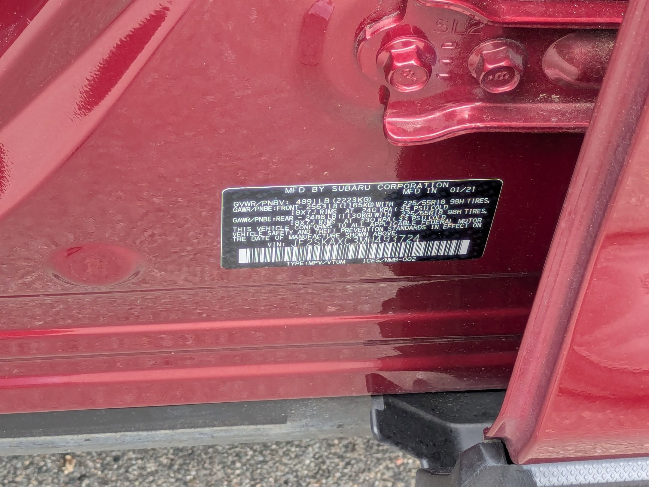 2021 Subaru Forester Touring