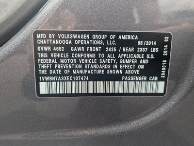 2014 Volkswagen Passat TDI SE
