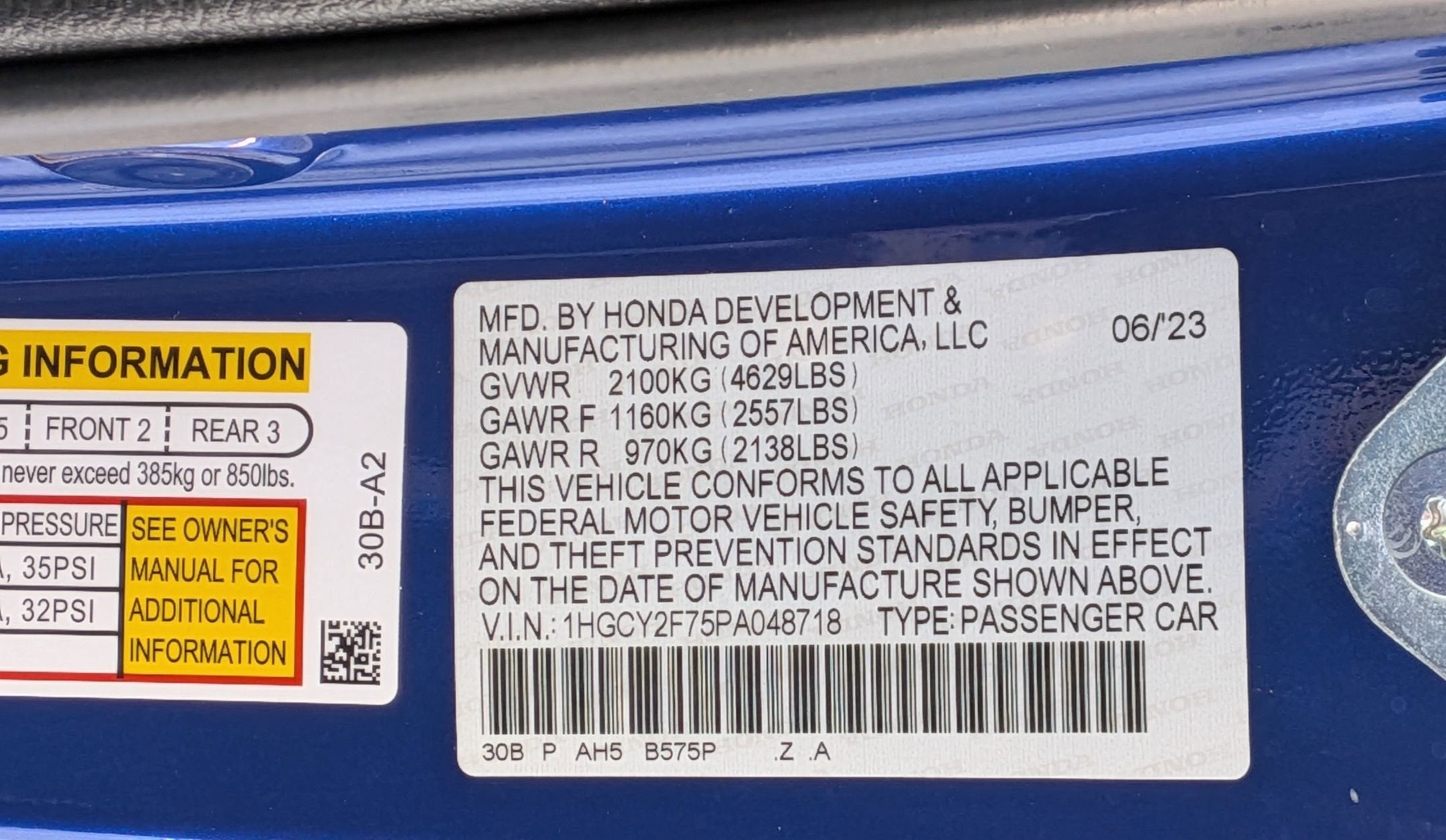 2023 Honda Accord Hybrid Sport-L