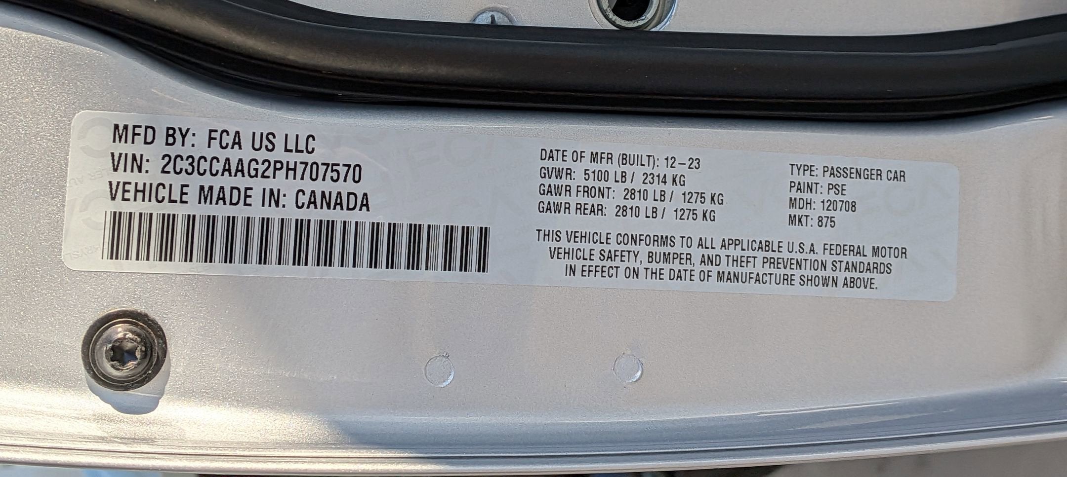 2023 Chrysler 300 Touring