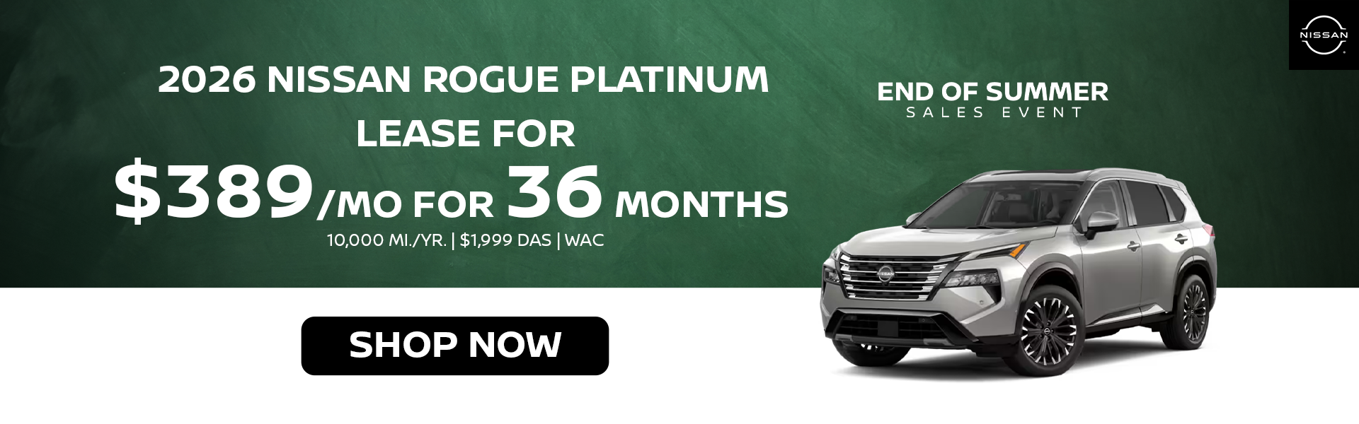 Lease for $389/month for 36 Months