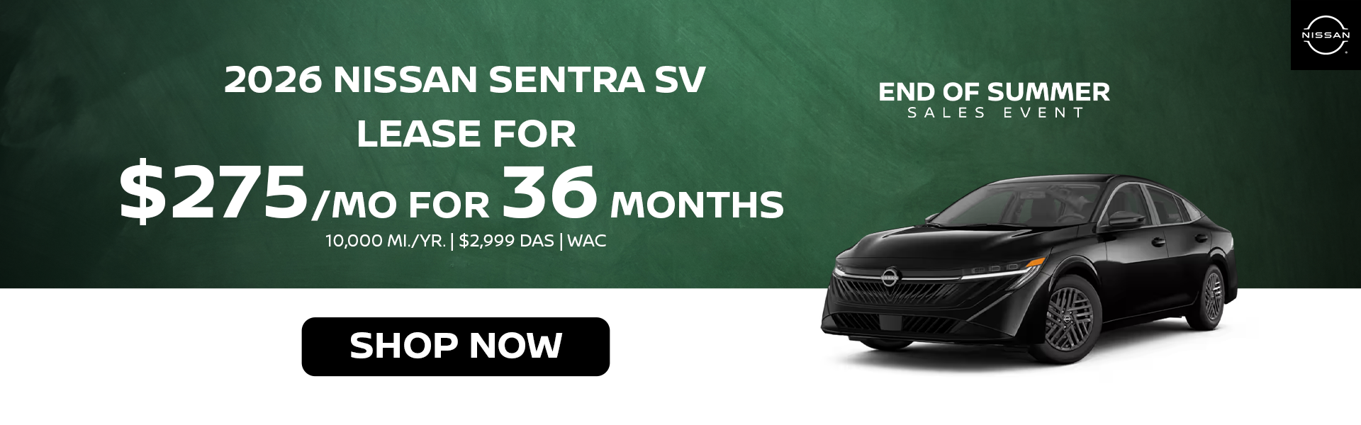 Lease for $275/month for 36 Months