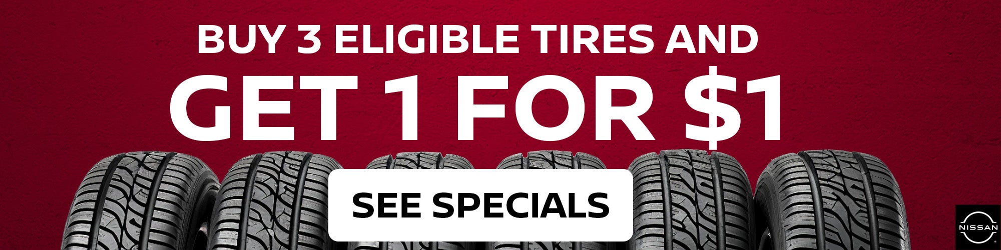 Buy 3 Tires and Get 1 for $1