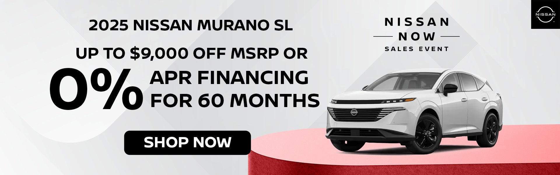 2025 Nissan Murano SL - Big Savings AND Low APR!
