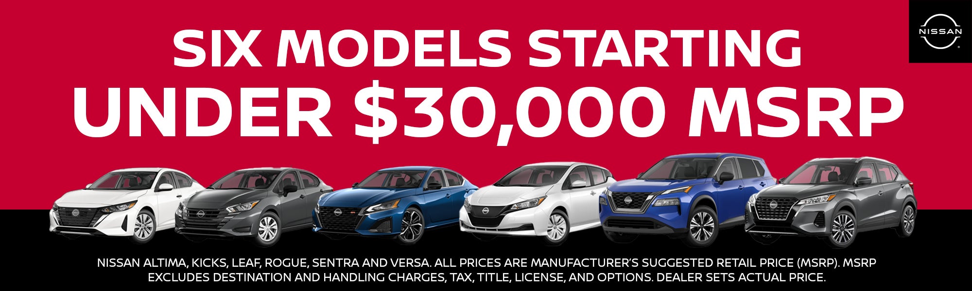 Nissan Cars Under $30K